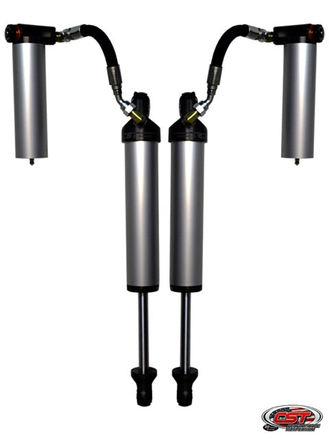 CSA-7505 11-19 GM HD 2wd 4wd PRO Series 2.5 Remote Reservoir Front Shocks with Adjusters with 4-6″ Lift Dual Shock Location
