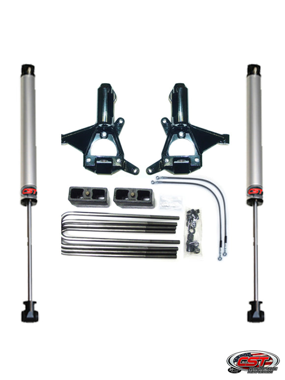07-15 Chevy / GMC 1500 2wd 3.5-5.5″ Stage 2 Suspension System