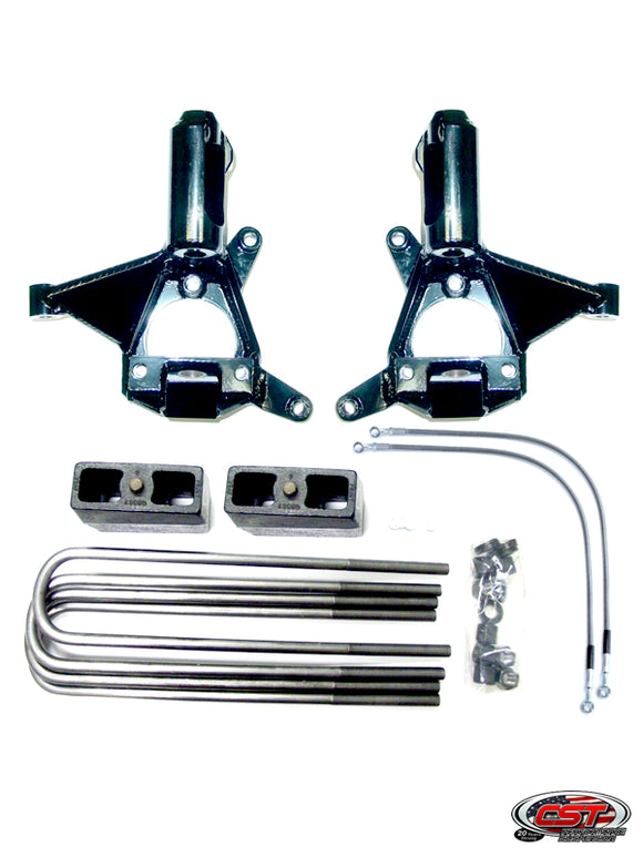 14-18 Chevy / GMC 1500 2wd 3.5-5.5″ Stage 1 Suspension System (OE Cast Alum./Stamped Steel)
