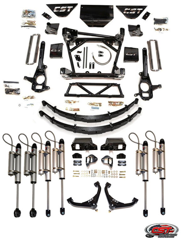 11-19 Chevy / GMC HD 2500 /3500 2wd 4wd 8-10″ Stage 7 Suspension System with Rear Leafs