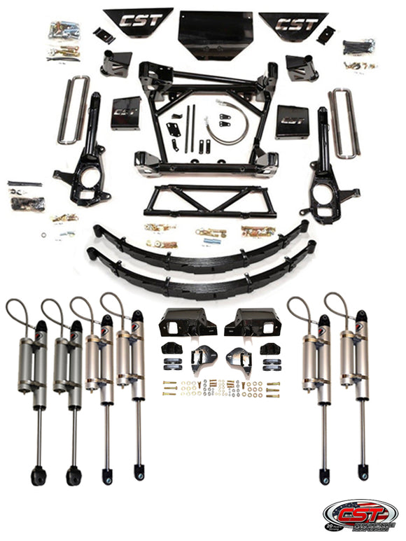 11-19 Chevy / GMC HD 2500 /3500 2wd 4wd 8-10″ Stage 6 Suspension System with Rear Leafs