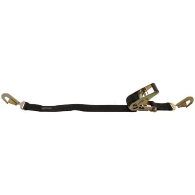 Twist Hook With Axle Strap Ratcheting Tie Down Straps