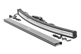 54-INCH CURVED CREE LED LIGHT BAR - (DUAL ROW | CHROME SERIES W/ COOL WHITE DRL)