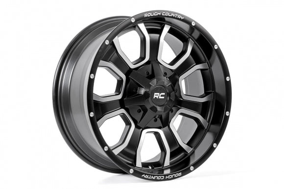ROUGH COUNTRY ONE-PIECE SERIES 93 WHEEL, 20X10 (5X5 / 5X4.5)