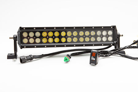 Dual AmberWhite LED Light Bar 18