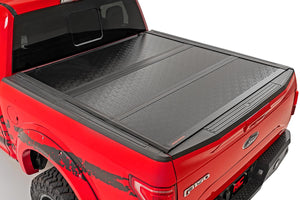 HARD FLUSH TRI FOLD BED COVER | 6.5 FT BED | FORD SUPER DUTY (08-16)