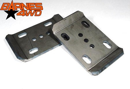 U BOLT PLATES FOR 2 1/2 INCH WIDE SPRINGS AND FOUR INCH AXLE TUBE