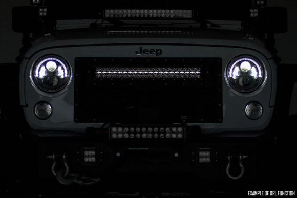 50-INCH CURVED CREE LED LIGHT BAR - (DUAL ROW | BLACK SERIES W/ COOL WHITE DRL)
