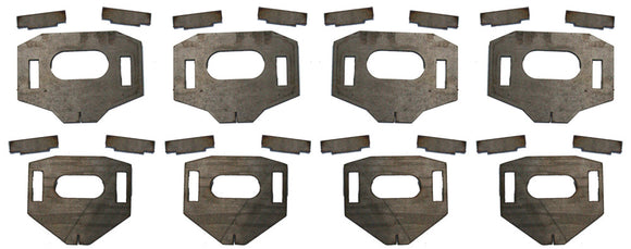 LOWER CONTROL ARM CAM TAB GUSSETS 1996-2002 TOYOTA 4RUNNER 2WD / 4WD