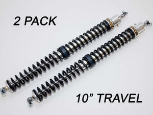 2.25" - 10" Travel (2) Shock & Spring Packages