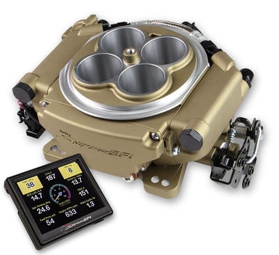 HLY550-516 Holley Sniper EFI Self-Tuning Kit - Classic Gold Finish