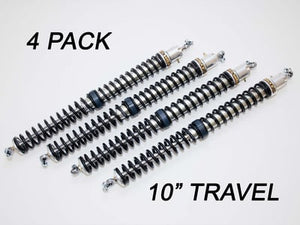2.25" - 10" Travel (4) Shock & Spring Packages
