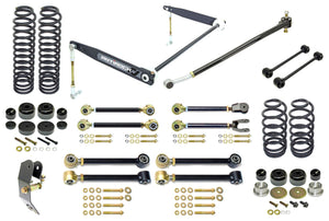 TJ Johnny Joint® 4" Suspension System (w/ Antirock® & Double Adjustable Upper Arms)