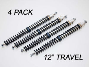 2.25" - 12" Travel (4) Shock & Spring Packages