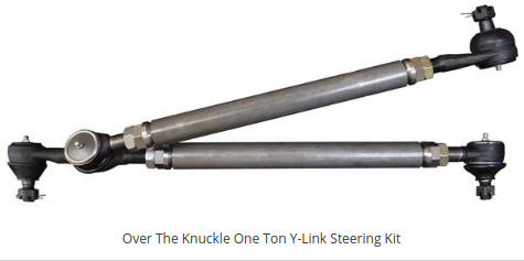 OVER THE KNUCKLE ONE TON Y-LINK STEERING KIT
