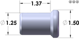 7/8-14 RIGHT HAND THREAD TUBE INSERT FOR 1 1/4 INCH ID TUBING