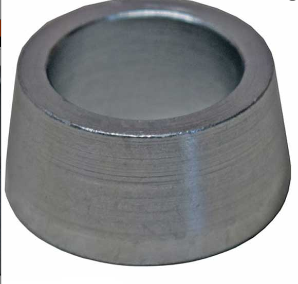 3/4 ID NARROW MISALIGNMENT SPACER ZINC PLATED STEEL 1-5/8 INCH MOUNTING WIDTH