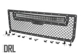 GMC MESH GRILLE W/30IN DUAL ROW BLACK SERIES LED (14-15 SIERRA 1500)