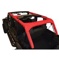 Replacement Roll Bar Cover Fits 2007 to 2016 JK Wrangler Unlimited and Rubicon Unlimited 4-door models Red