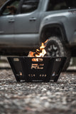 PORTABLE FIRE PIT | WOOD BURNING | FOR CAMPING AND OVERLANDING
